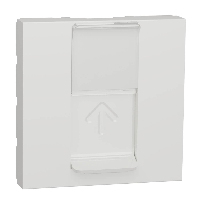Лицевая панель RJ45 одиночная без коннектора Schneider Electric Unica Modular NU941118 в Санкт-Петербурге