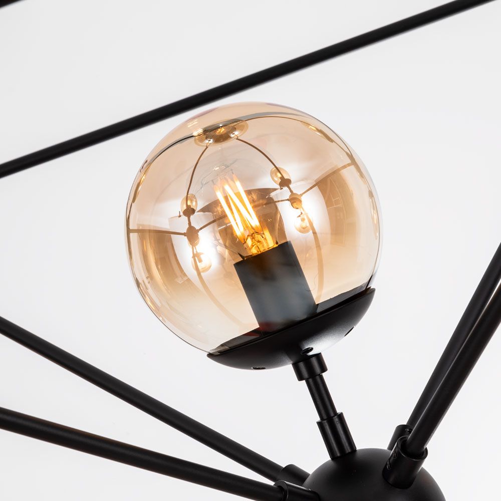 Люстра на штанге Arte Lamp Bolla A1664SP-15BK в Санкт-Петербурге