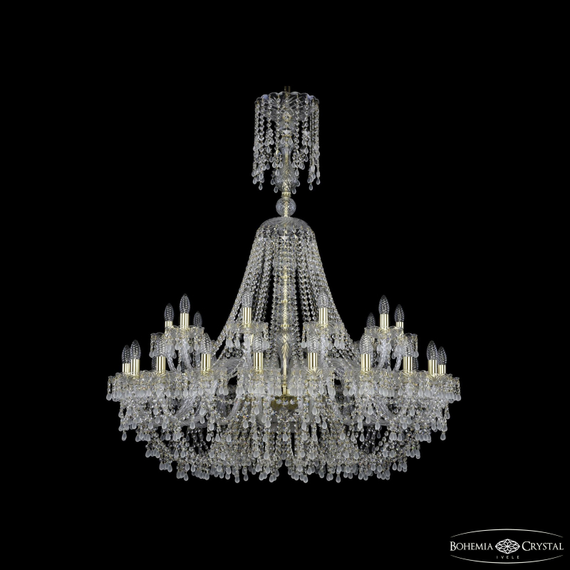 Подвесная люстра Bohemia Ivele Crystal 1410/20+10/400/XL-130 G V0300 в Санкт-Петербурге