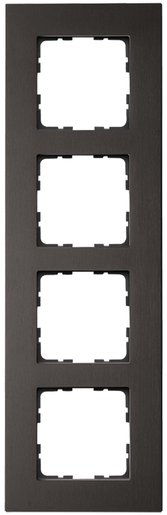 Рамка 4-постовая алюминий Brown Jasmart G1004AZ в Санкт-Петербурге