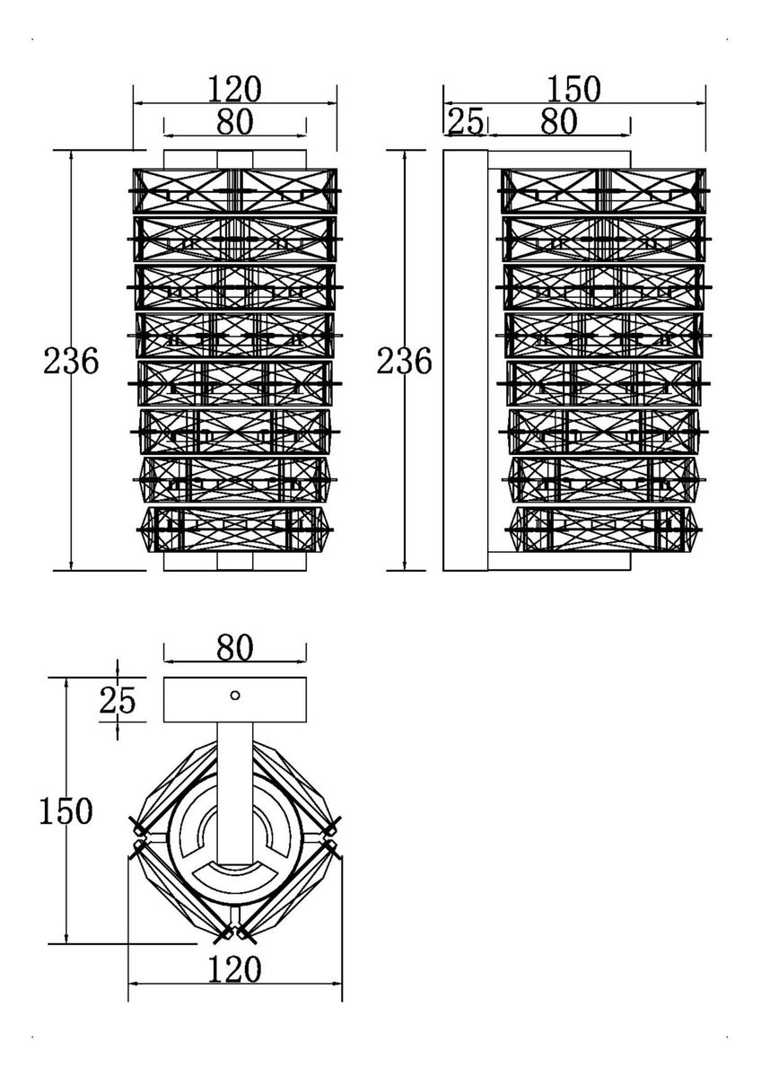 Настенный светильник Maytoni Coil MOD124WL-L6CH3K в Санкт-Петербурге