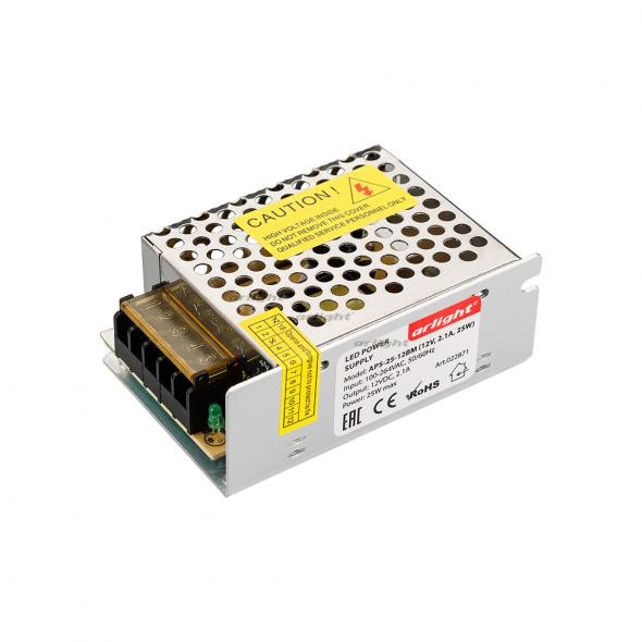 Блок питания Arlight APS-25-12BM (12V, 2.1A, 25W) 022871 в Санкт-Петербурге