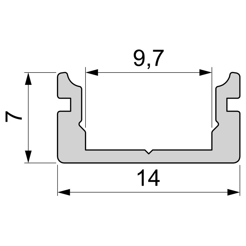 Профиль Deko-Light AU-01-08 970001 в Санкт-Петербурге