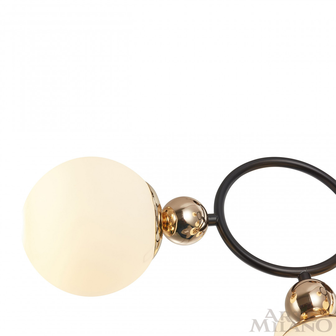 Потолочная люстра Arte Milano Neapolis 274307/8 BK/GD в #REGION_NAME_DECLINE_PP#