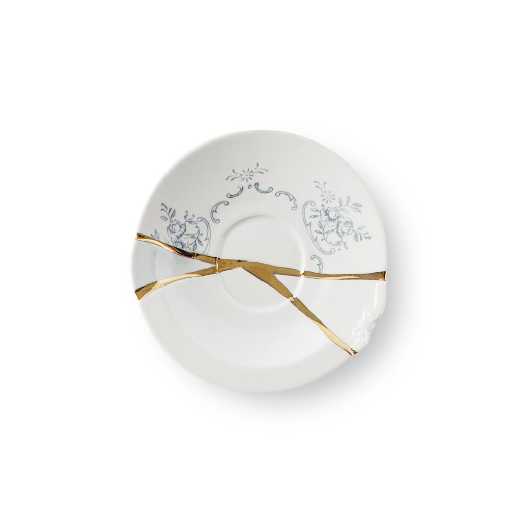Блюдце с чашкой Seletti Kintsugi 9641 в Санкт-Петербурге