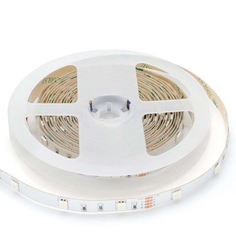 Комплект светодиодной ленты Apeyron 12В 7.2Вт/м smd 5050 30 д/м IP20 5м RGB (блок, коннектор, контроллер) 10-47 в Санкт-Петербурге