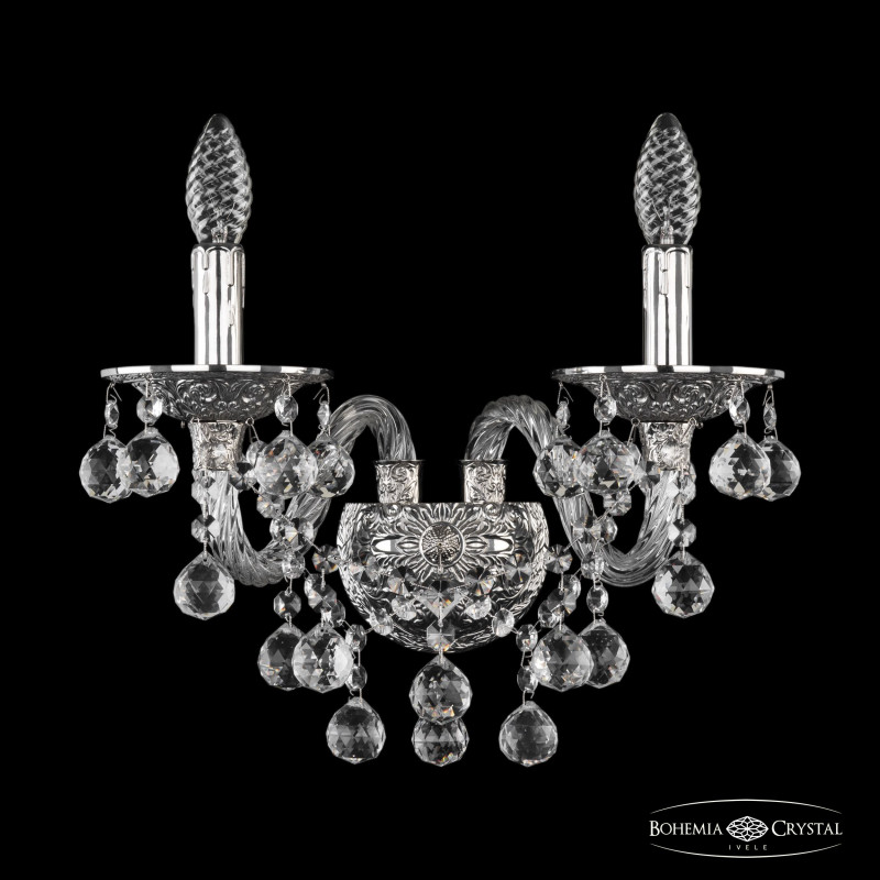 Бра Bohemia Ivele Crystal 16109B/2/165/XL Ni в Санкт-Петербурге