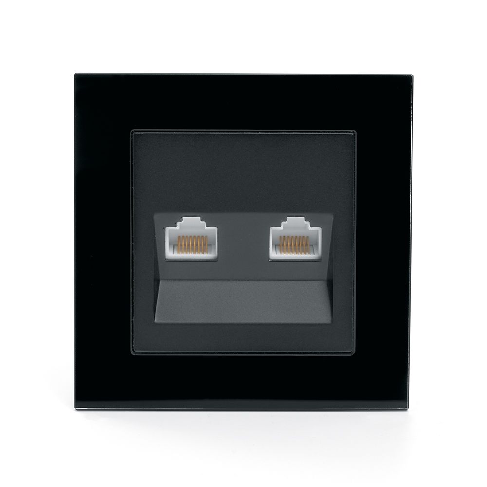 Розетка компьютерная 2-местная RJ-45 Stekker Катрин GLS00-7006-05 39509 в Санкт-Петербурге