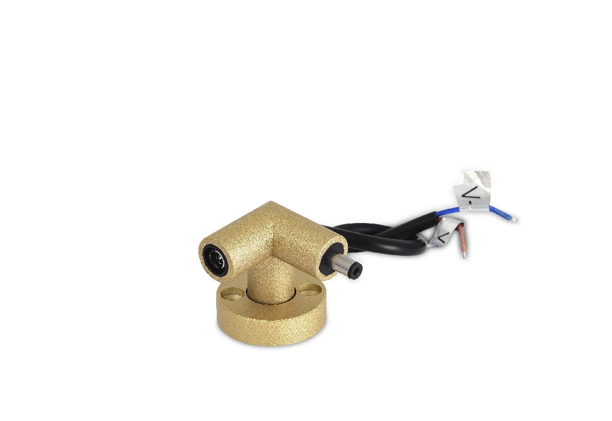 Токопроводящий угловой соединитель Donolux Scroll Line L Connector R DL20651 Brass1 в Санкт-Петербурге