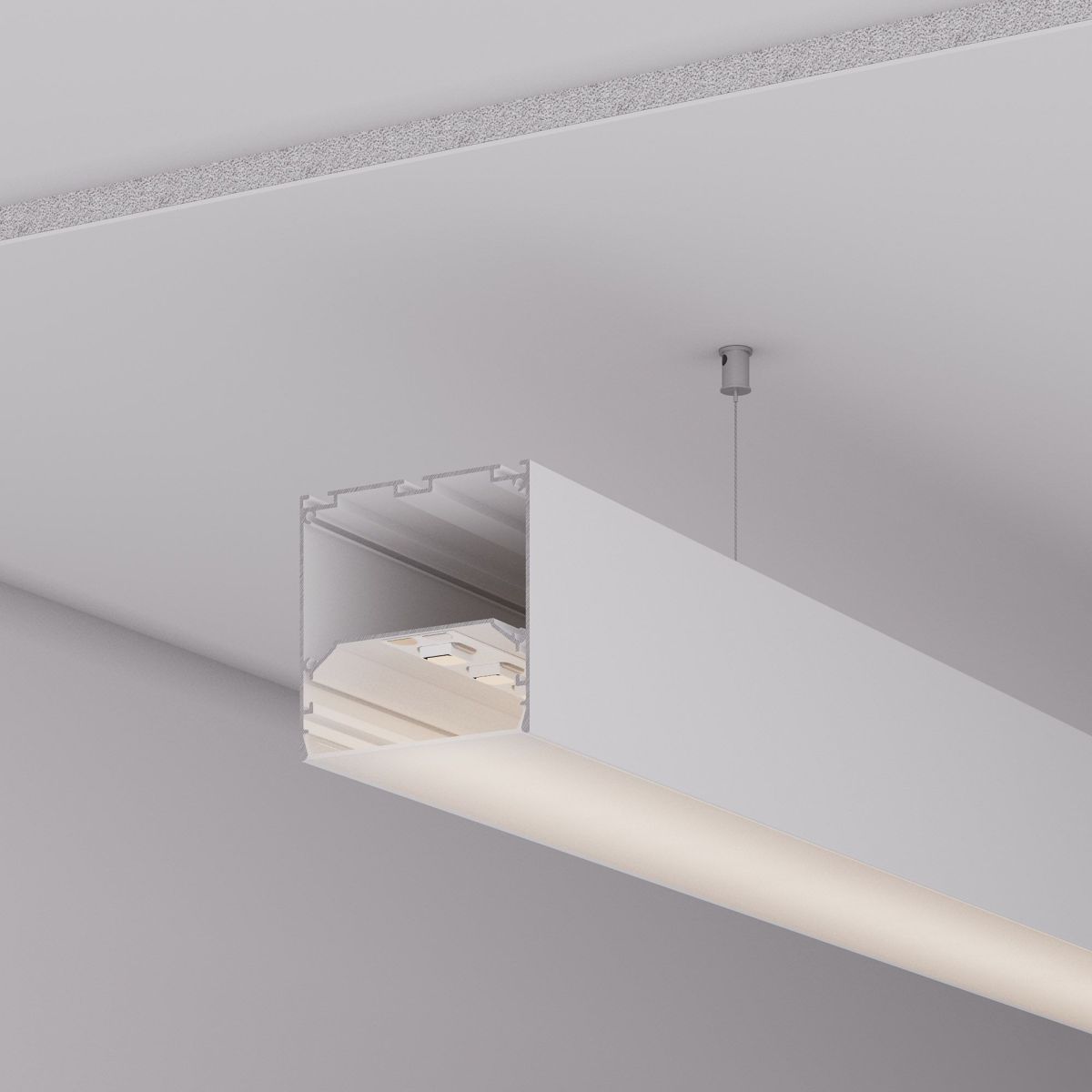 Профиль Arlight LINE-M-7575-2000 WHITE 058157 в Санкт-Петербурге