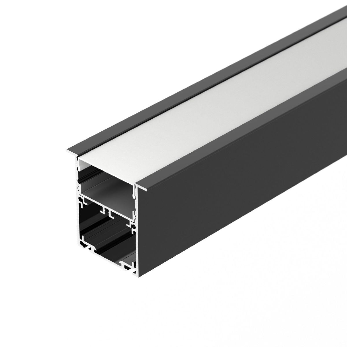 Алюминиевый профиль Arlight SL-LINIA52-3L-F-2000 ANOD BLACK 044685 в Санкт-Петербурге