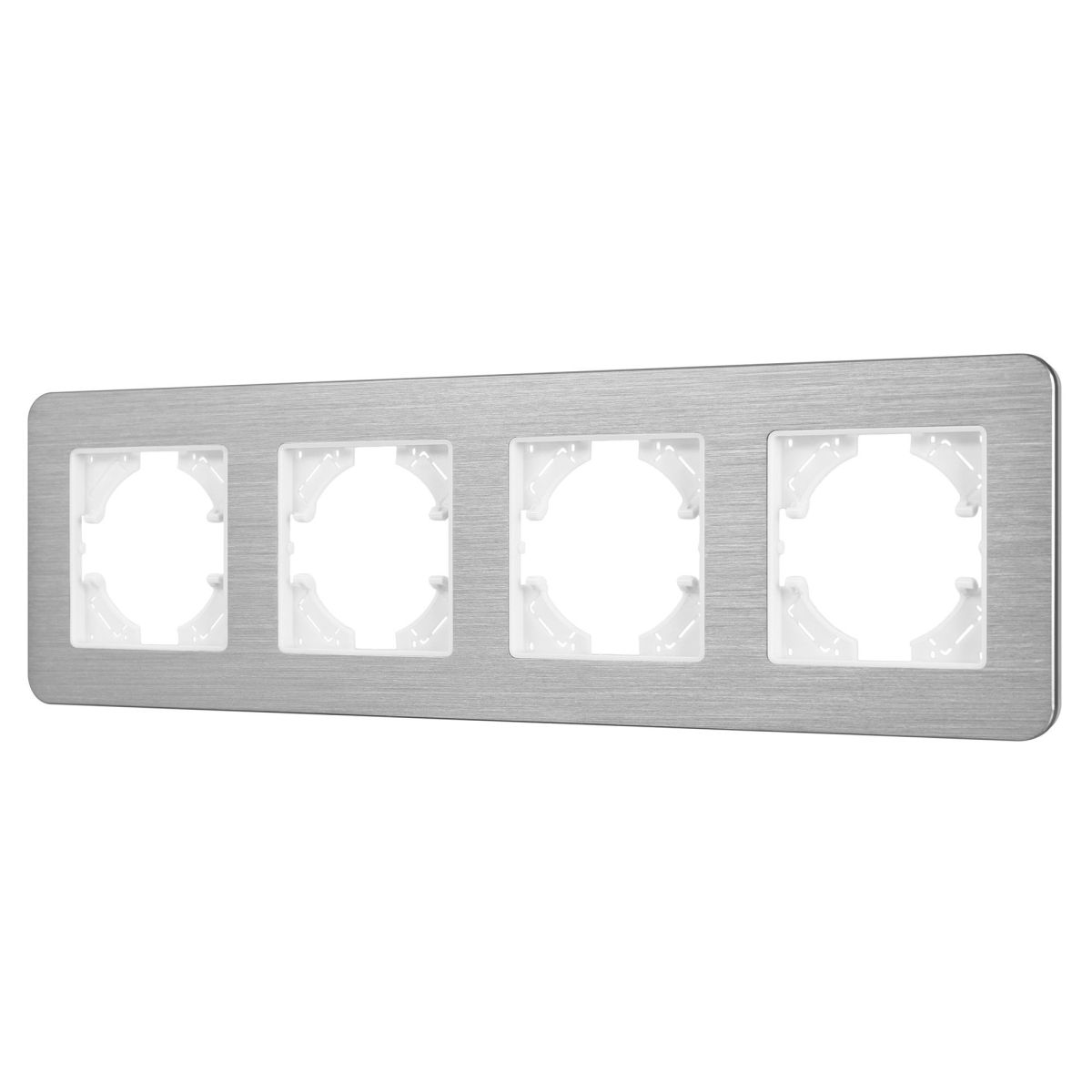 Рамка на 4 поста алюминиевая Arlight FRM-AKIRY-AL-4-SR 049731 в Санкт-Петербурге
