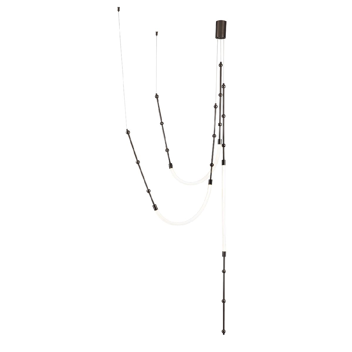 Подвесная люстра Indigo Corda 14010/3P Chrome V000061L в Санкт-Петербурге