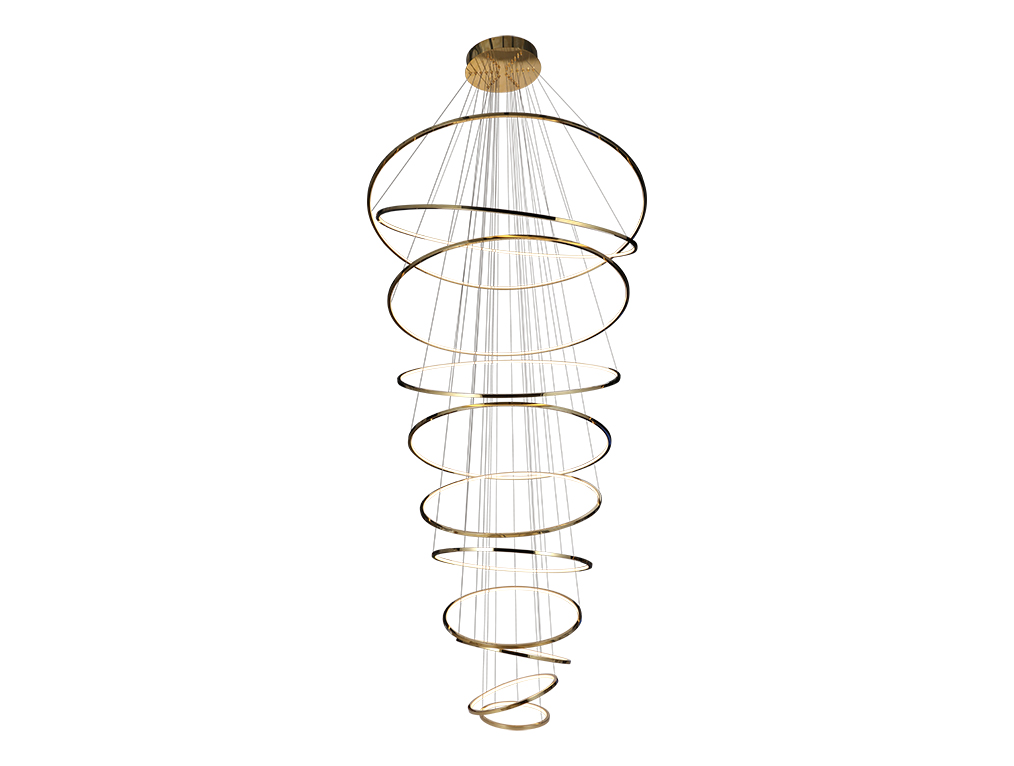 Подвесная люстра Newport 15211N/S brass М0071012 в Санкт-Петербурге