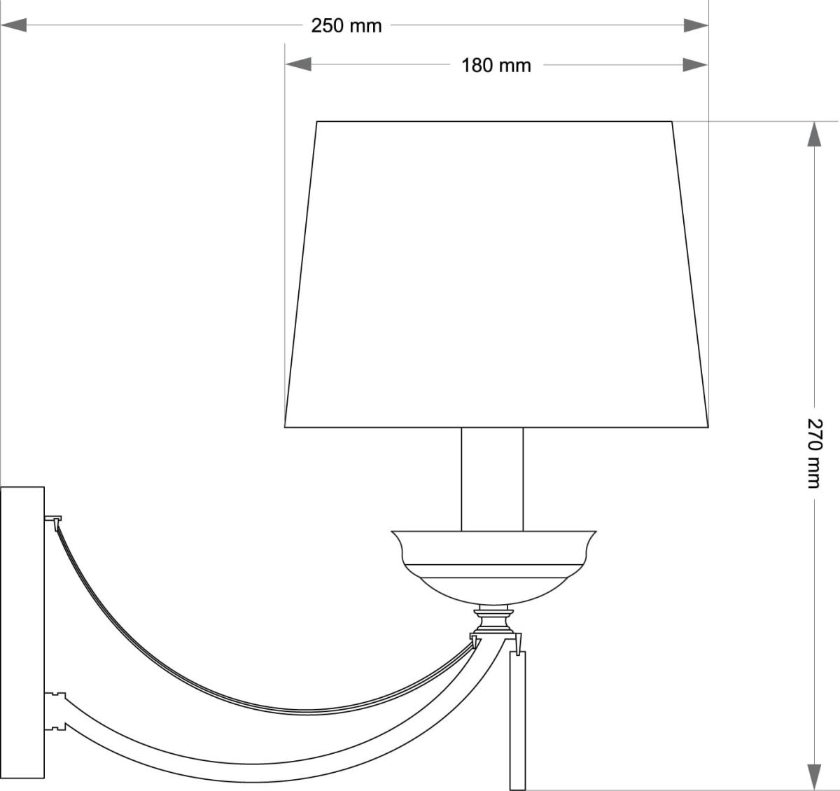 Бра Kutek Zaffiro ZAF-K-1 (P/A) в #REGION_NAME_DECLINE_PP#