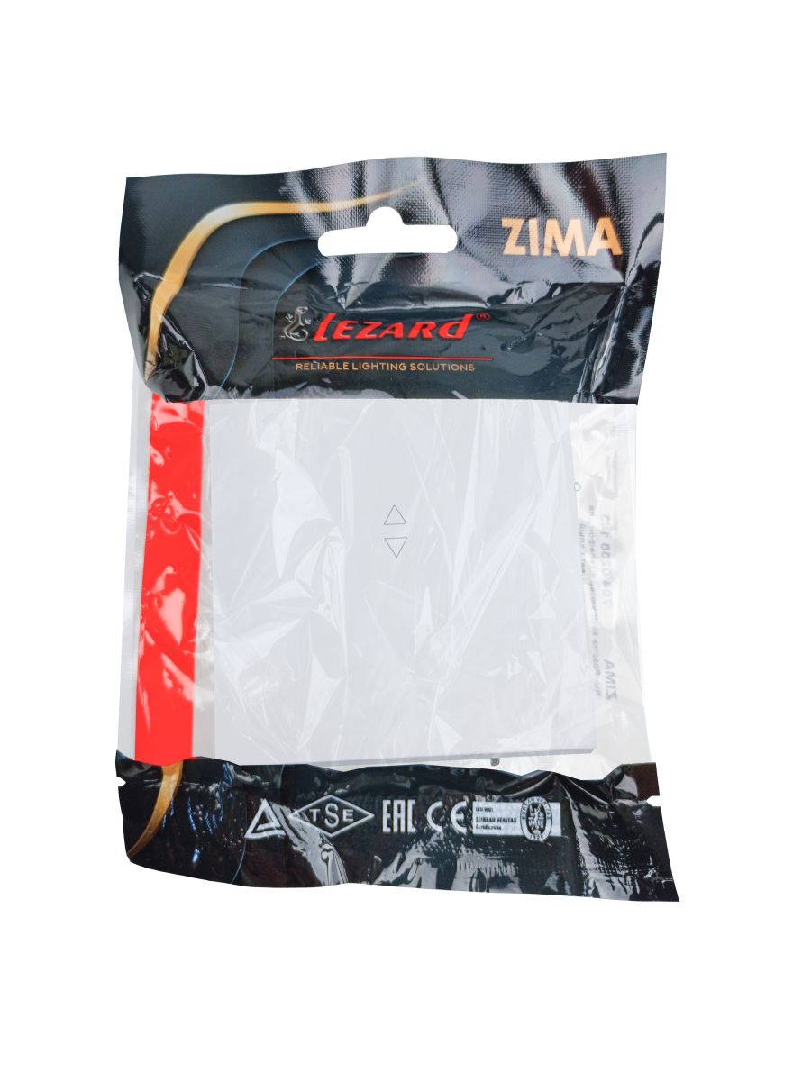 Выключатель проходной белый безвинтовой зажим/клемма Lezard Zima 704-0288-105QC в #REGION_NAME_DECLINE_PP#