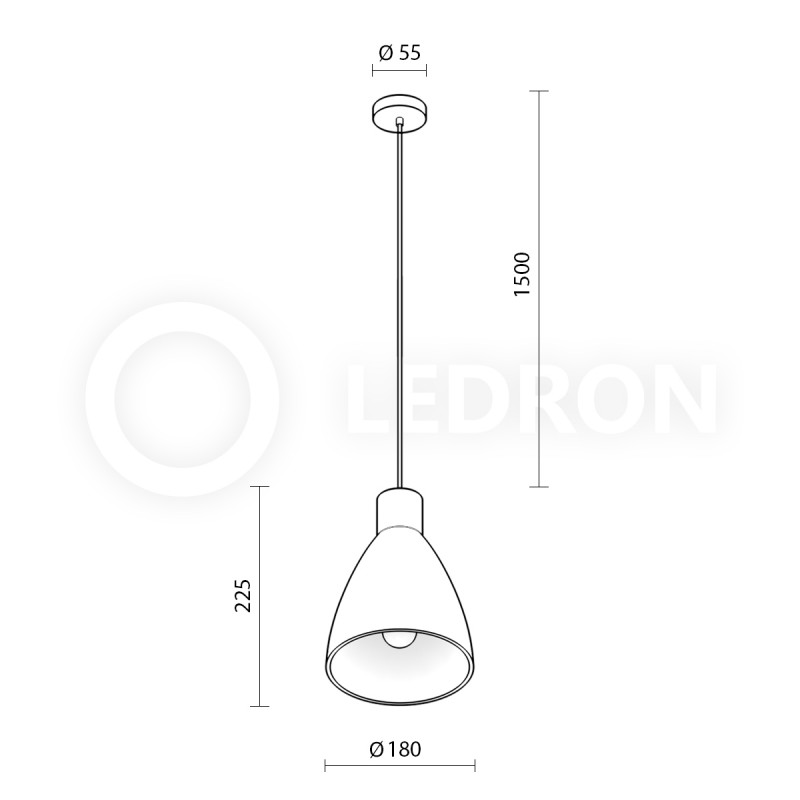 Подвесной светильник LeDron 2507B 00000013290 в Санкт-Петербурге