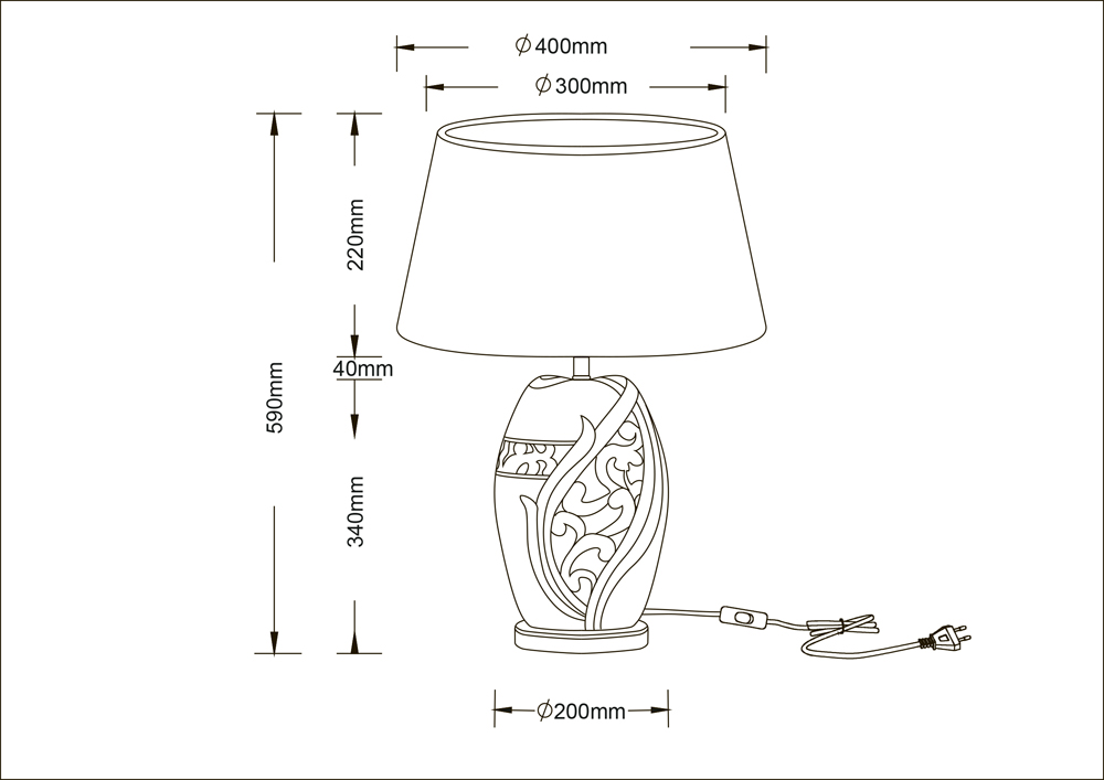 Настольная лампа Arte Lamp Ruby A4064LT-1BR в #REGION_NAME_DECLINE_PP#