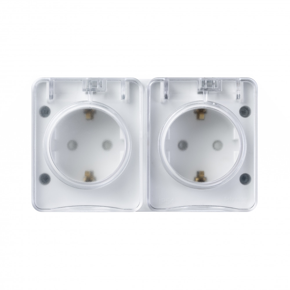Розетка 2-ая с/з со шт., 16А 250B IP54 Systeme Electric AtlasDesign Profi54 ATN540126 в Санкт-Петербурге