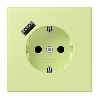 Розетка 2K+З USB Typ A Jung LC1520-18A222 в Санкт-Петербурге