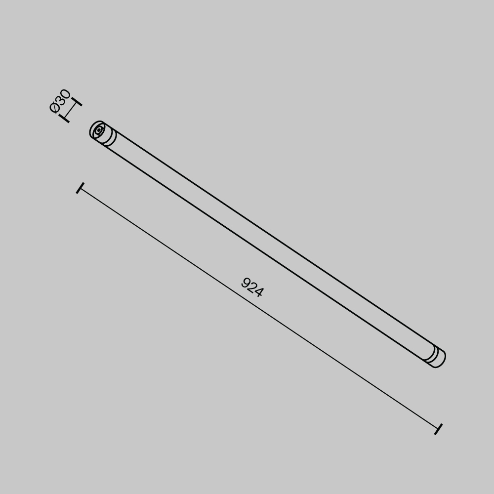 Соединитель для модульной системы Maytoni Shelf CA011-L900-B в Санкт-Петербурге
