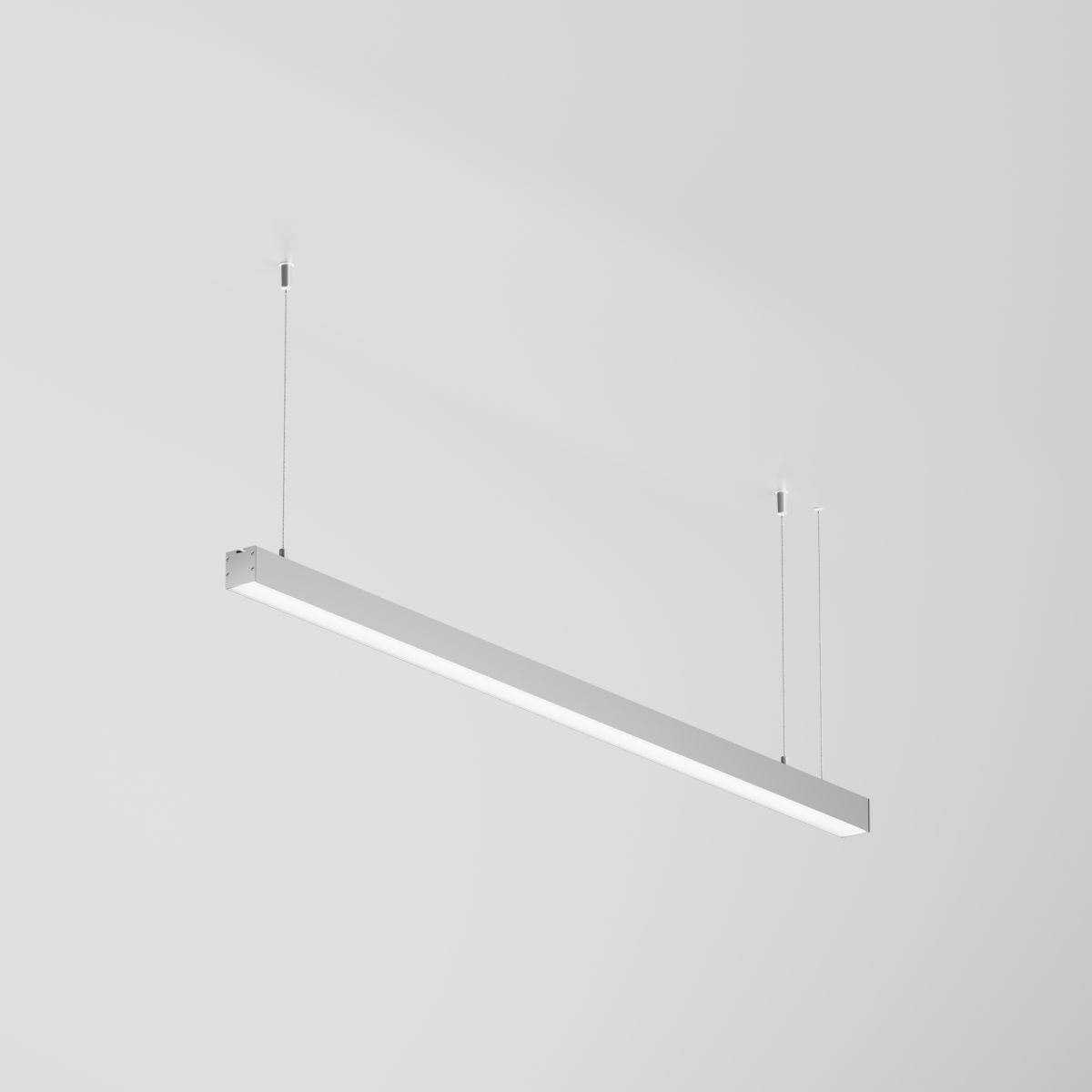 Линейный подвесной светильник Maytoni Technical 3000K 35x35 (Серебро, 1 м) LL312003 в #REGION_NAME_DECLINE_PP#