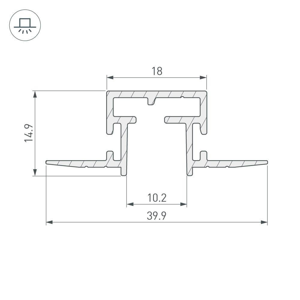 Профиль Arlight TEK-PIK 029090 в Санкт-Петербурге