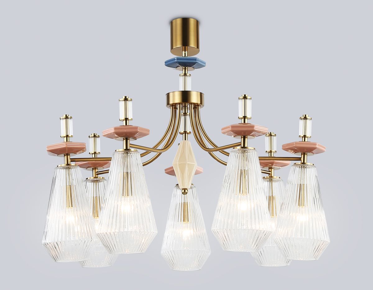 Люстра на штанге Ambrella Light High Light Ceramo Modern LH53184 в Санкт-Петербурге