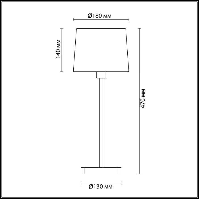 Настольная лампа Odeon Light Edis 4115/1T в Санкт-Петербурге