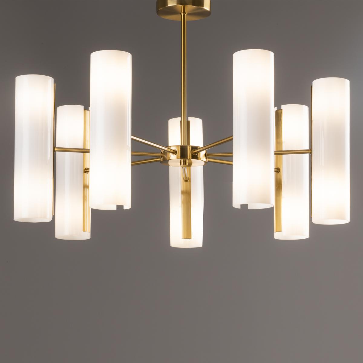 Люстра на штанге Freya Fiore FR5368CL-14BS в #REGION_NAME_DECLINE_PP#