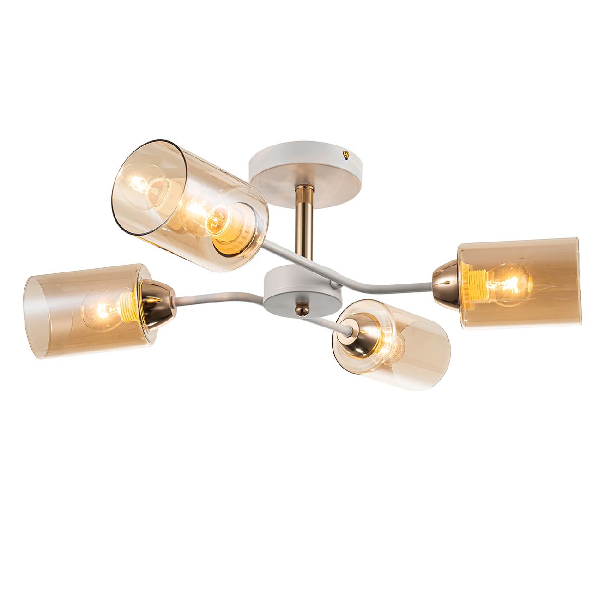 Люстра на штанге Escada Vertigo 1131/4P White/Gold в Санкт-Петербурге