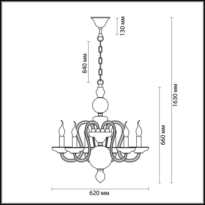 Подвесная люстра Odeon Light Chicca 3933/6 в Санкт-Петербурге