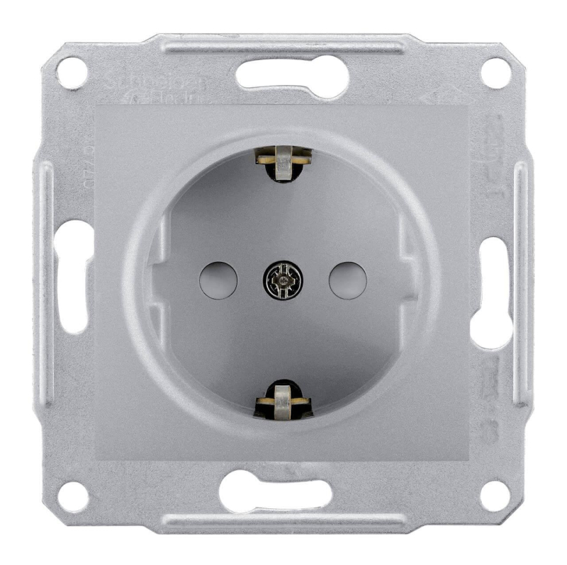 Розетка Schneider Electric Sedna с/з со шторками 16A 250V SDN3000160 в Санкт-Петербурге
