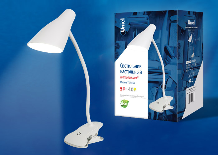 Настольная лампа (UL-00004465) Uniel TLD-563 White/LED/360Lm/4500K/Dimmer в Санкт-Петербурге