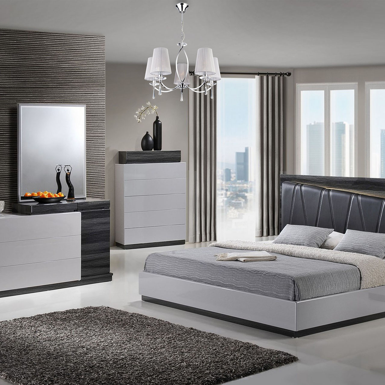 Подвесная люстра Eurosvet Valery 60079/5 хром в #REGION_NAME_DECLINE_PP#