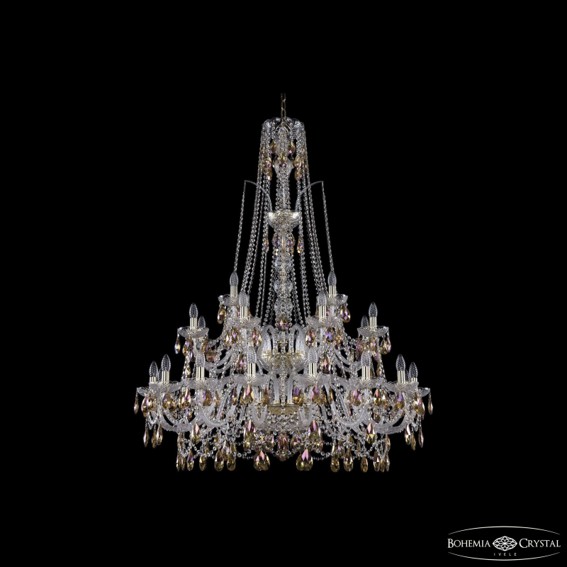 Подвесная люстра Bohemia Ivele Crystal 1411/16+8+4/400/XL-150/2d G K777 в Санкт-Петербурге