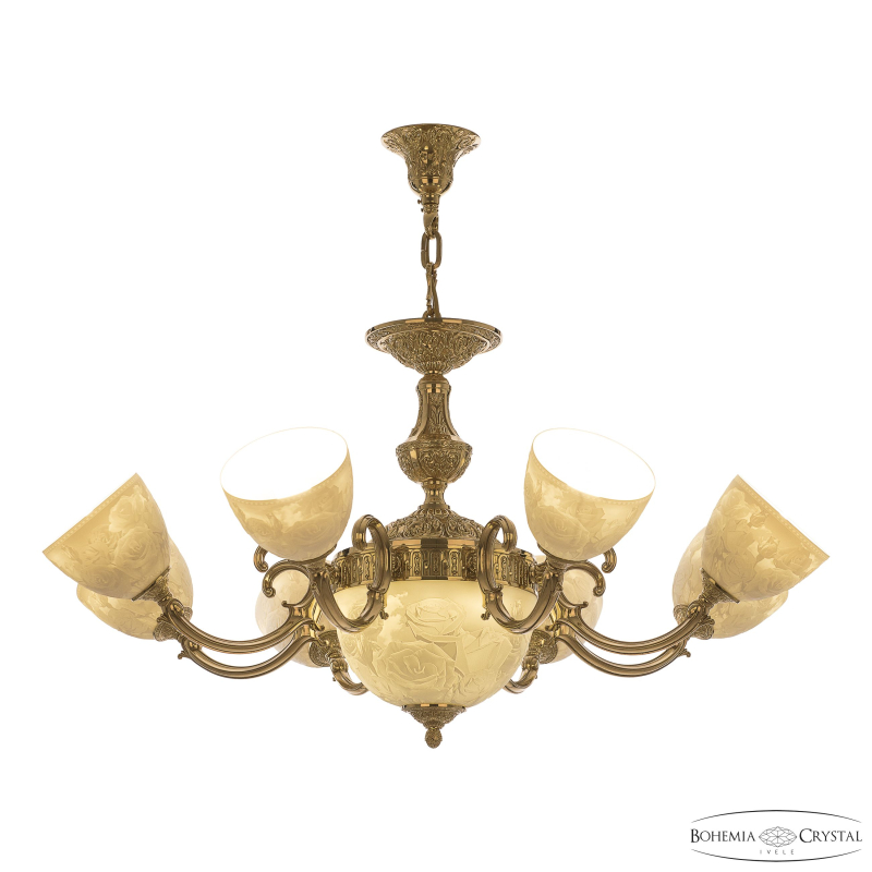 Подвесная люстра Bohemia Ivele Crystal Verona 72213P/8/210 G P1 U Rose в Санкт-Петербурге