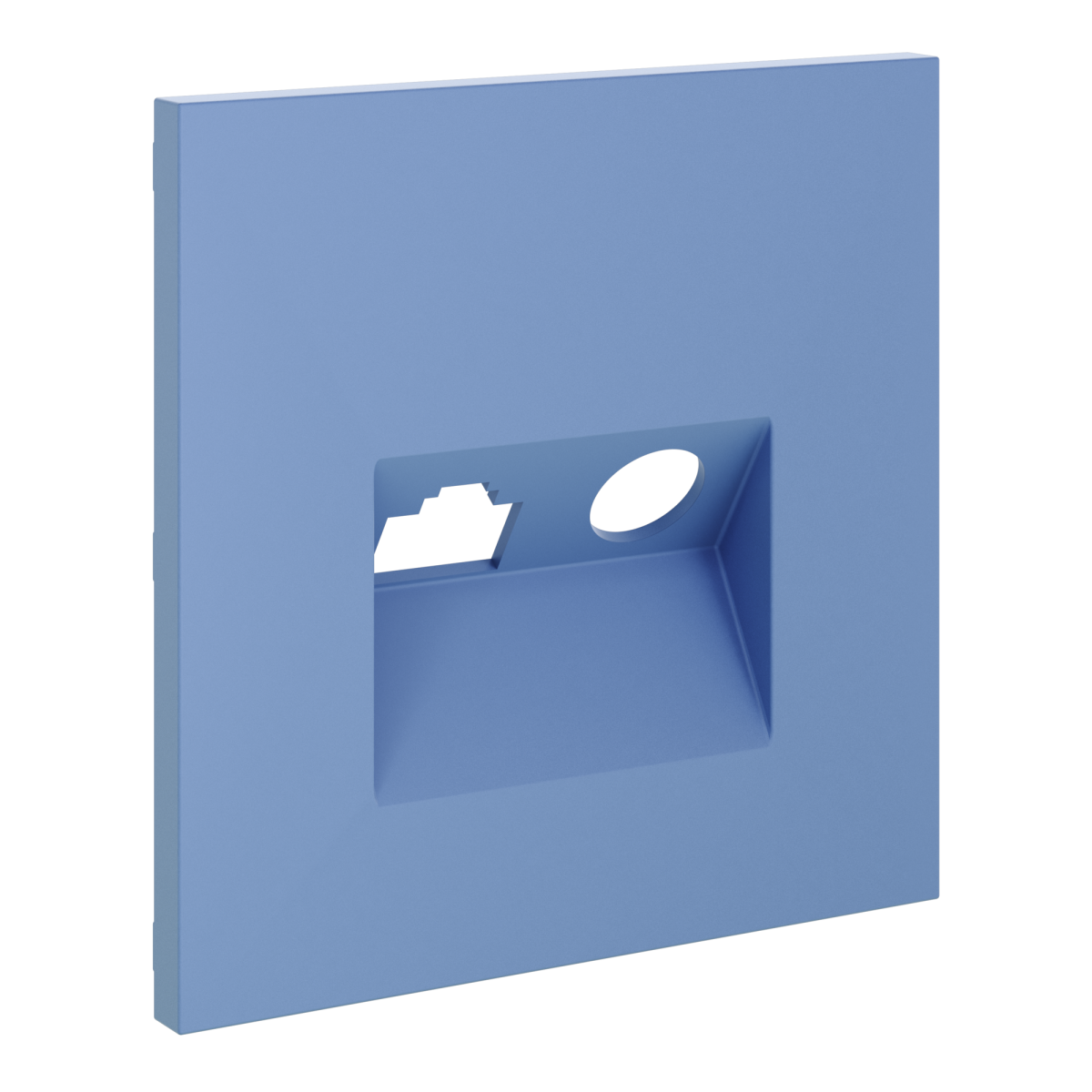 Накладка для розетки TV+RJ45 кат. 6 Voltum S70 (деним) VLS002715 в Санкт-Петербурге