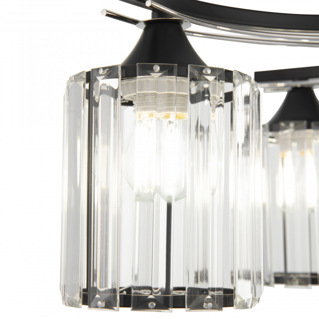 Потолочная люстра Arte Milano Amalfi 327103/3 BK+CR в Санкт-Петербурге