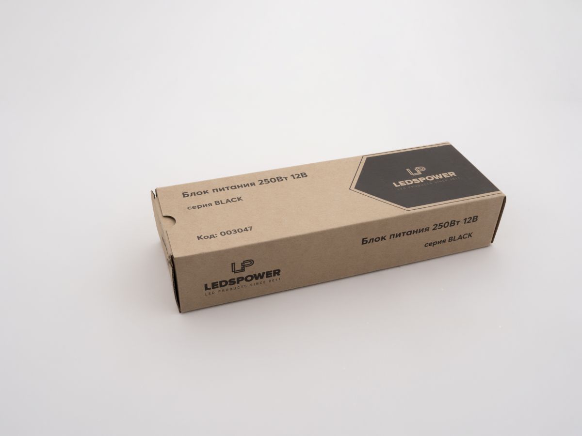 Блок питания LEDS POWER 250Вт 12В BLACK 003047 в Санкт-Петербурге