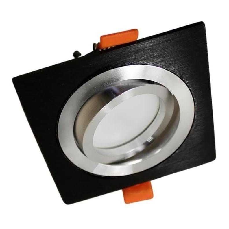 Встраиваемый светильник Lumina Deco Luka LDC 8062-JP-L90*W90 BK+SL в Санкт-Петербурге