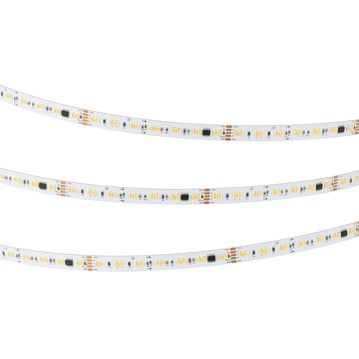 Светодиодная лента Arlight DMX-A140-12mm 24V Day-MIX-PX14 (14 W/m, IP20, 5m) (Изменяемая ЦТ) 065143 в Санкт-Петербурге