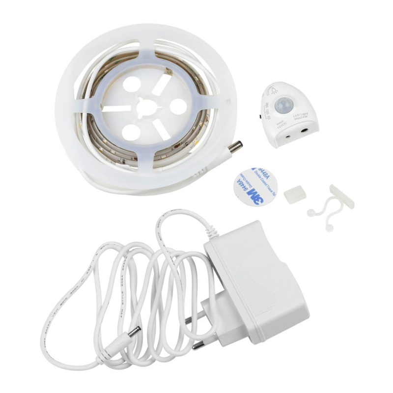 Светодиодная влагозащищенная лента (UL-00004447) Uniel 3W/m 30LED/m белый 1,2М ULS-R01-3W/4000K/1,2M/DIM SENSOR Smart Light в Санкт-Петербурге