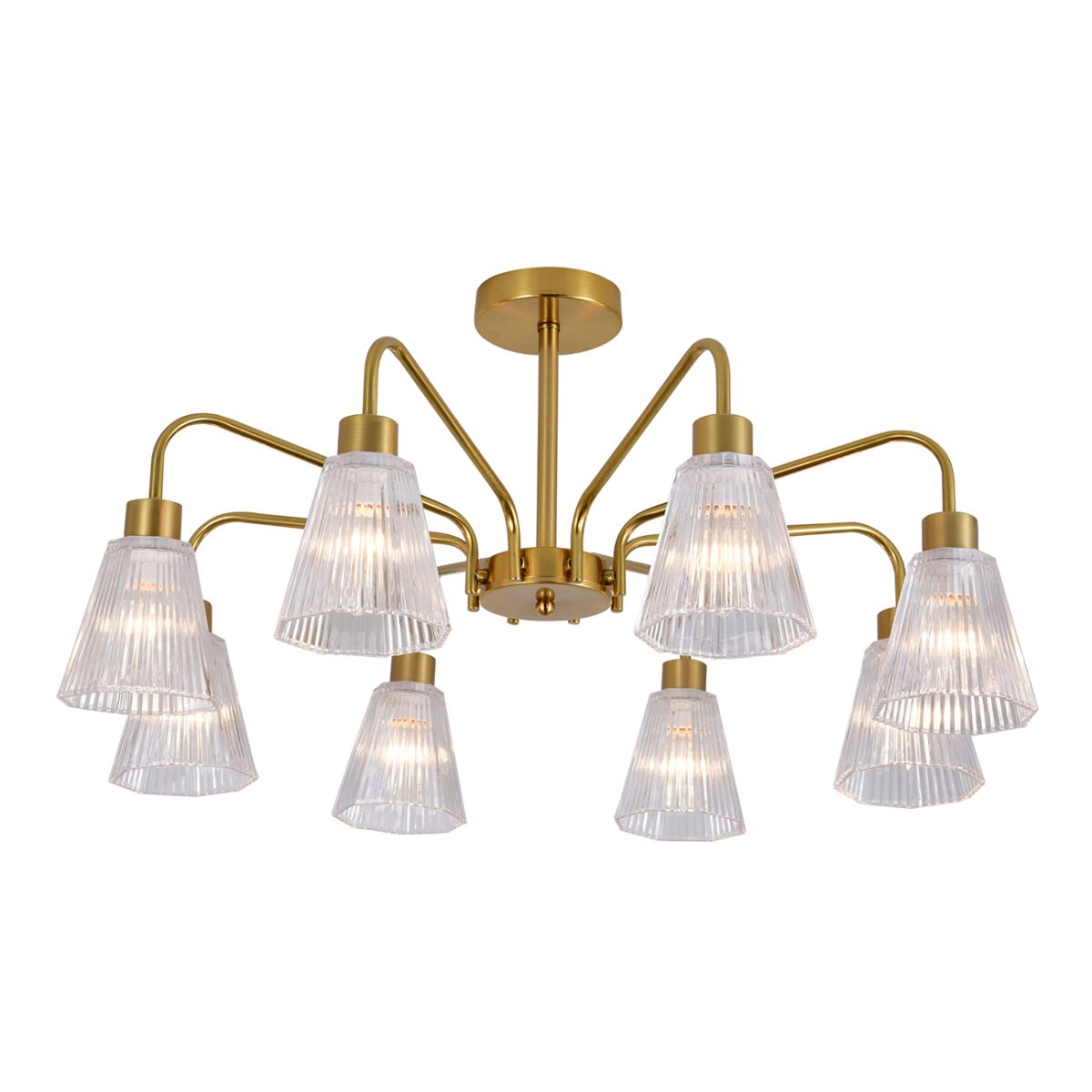 Люстра на штанге Escada Berzelia 150001/8R Copper ES0000029 в Санкт-Петербурге