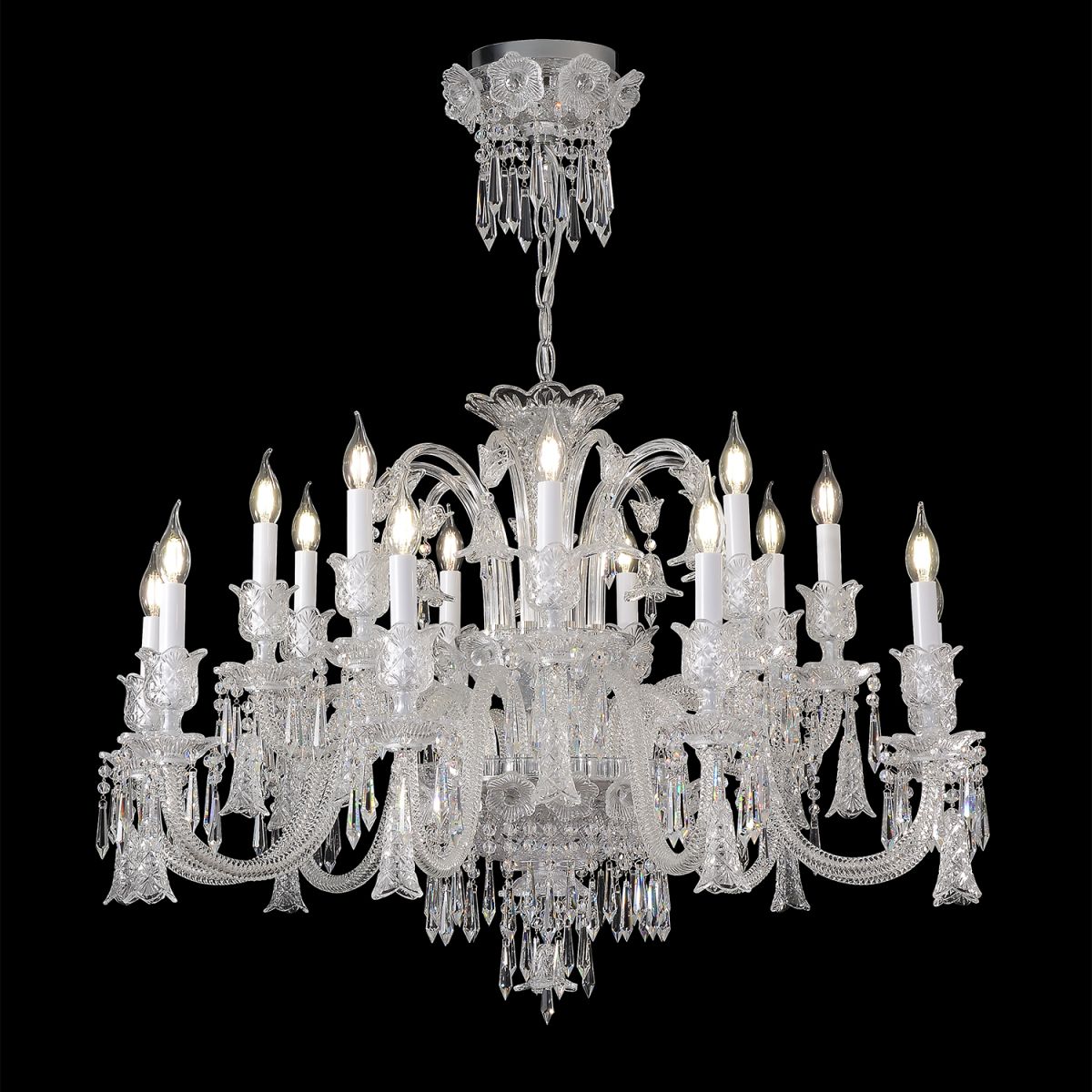 Подвесная люстра Crystal Lux VERSAILLES SP9+9 CHROME в Санкт-Петербурге