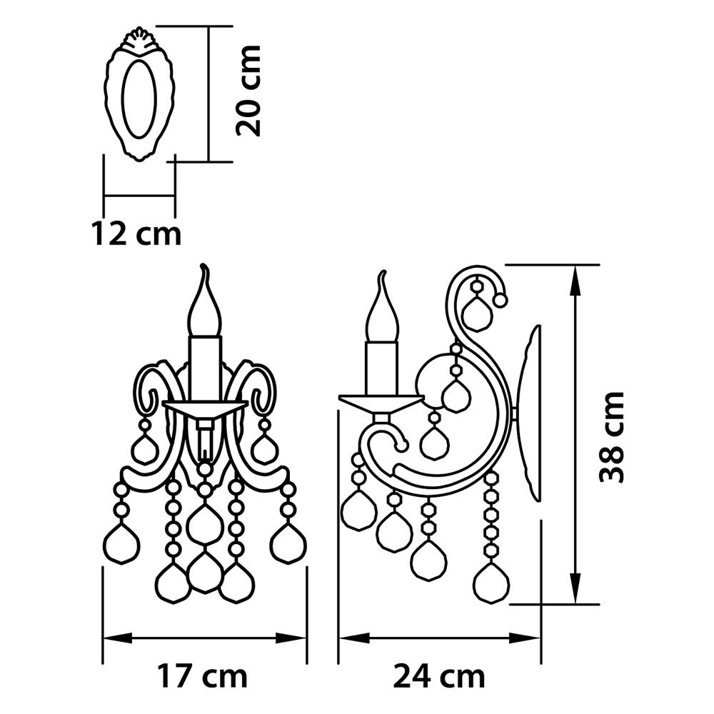 Бра Osgona Elegante 708612 УЦ в Санкт-Петербурге