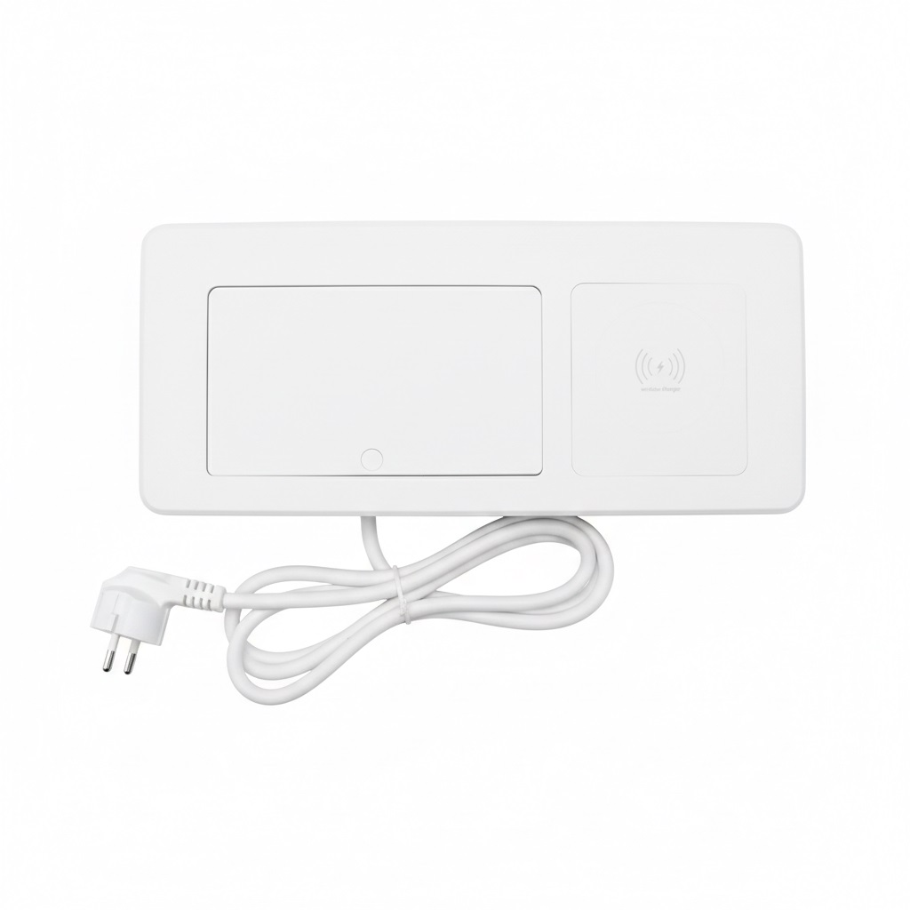 Блок розеток LK-DMS-741 (2 секции полуавтоматический 1 USB + 1 type-C беспроводная зарядка) Mebax 00-00003480 в #REGION_NAME_DECLINE_PP#