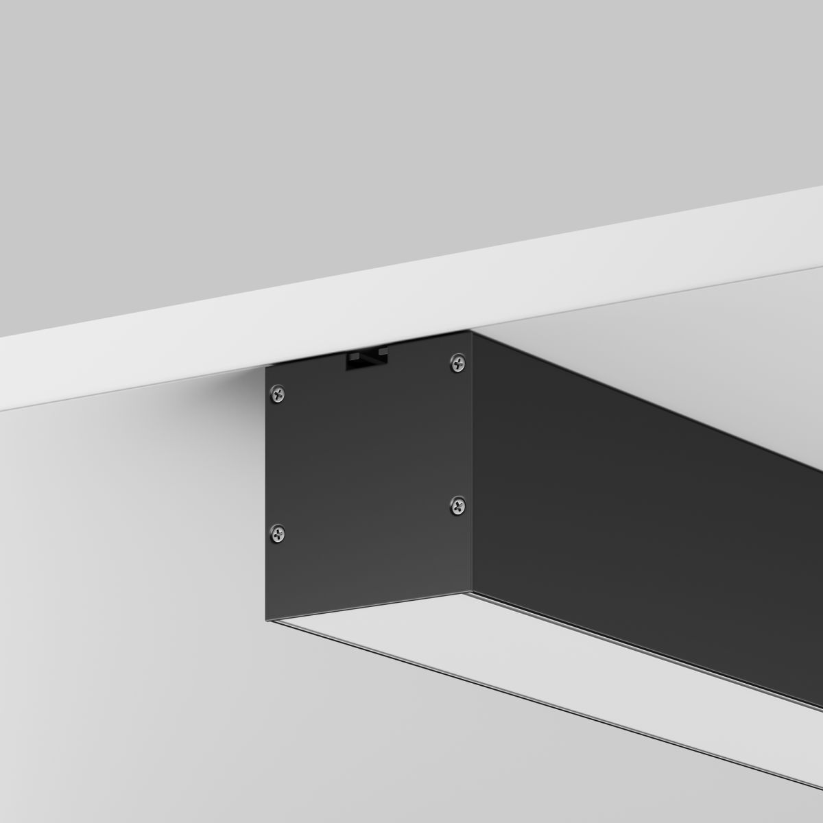 Комплект заглушек для профиля 50×50 2шт Maytoni Led Strip ALM-5050T-B-EC 642047 в Санкт-Петербурге