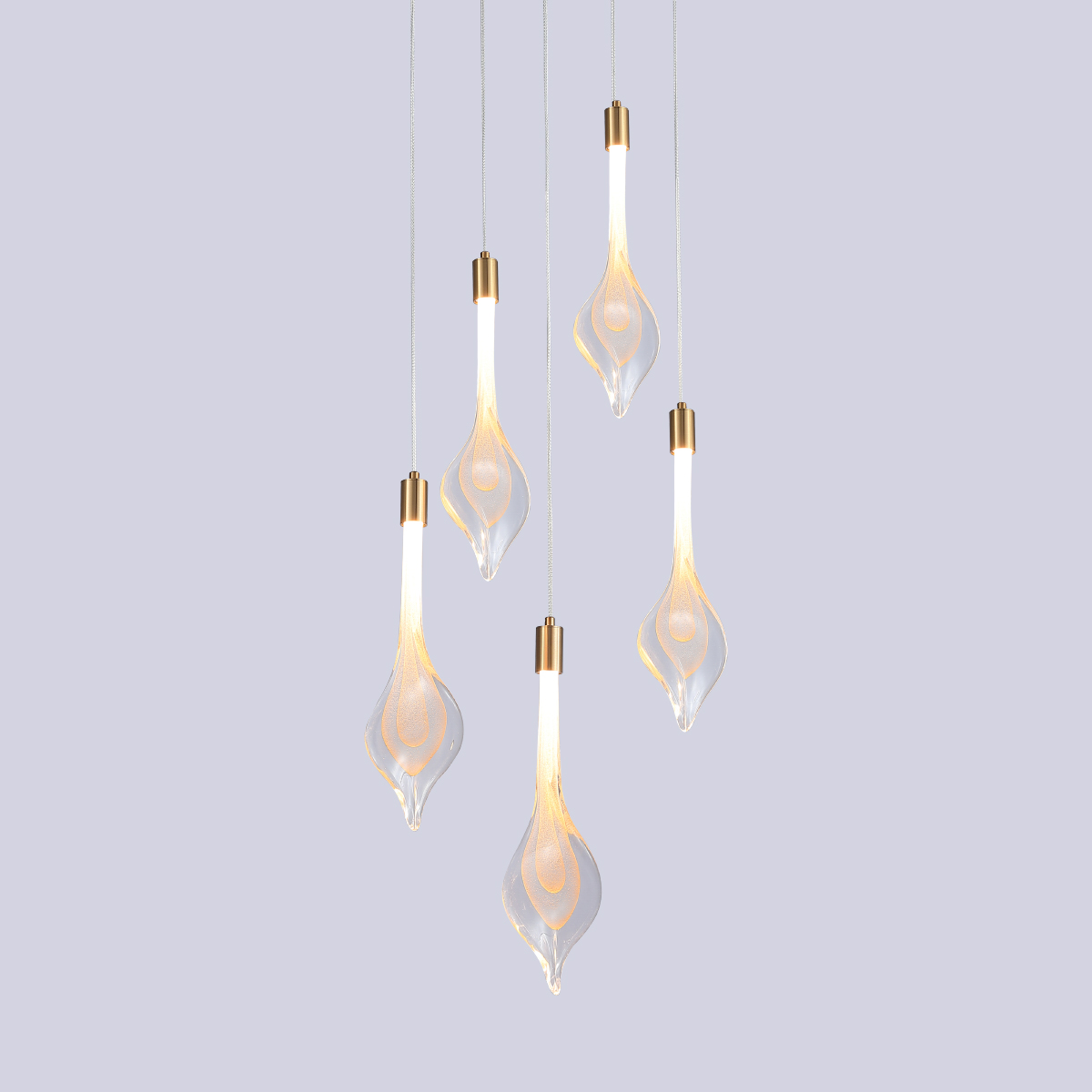 Подвесной светильник Delight Collection P98066-5 antique brass в Санкт-Петербурге
