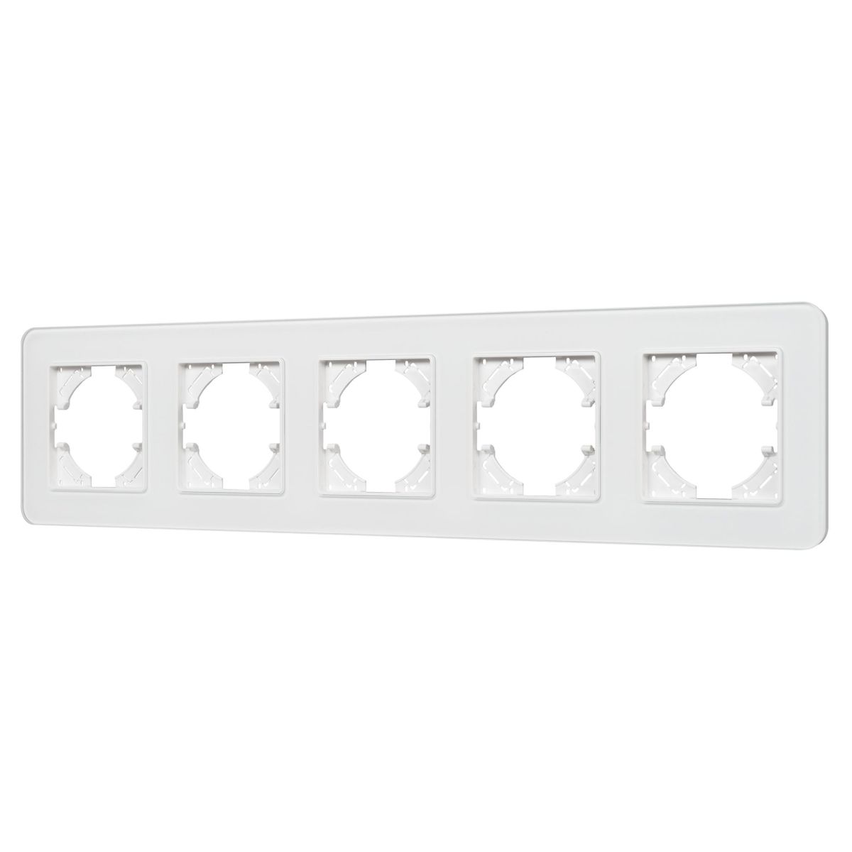 Рамка на 5 постов стеклянная Arlight FRM-OMALI-SFGS-5-WH 049720 в Санкт-Петербурге